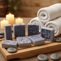 Goat Milk Dual Color Soap Bar in spa setting